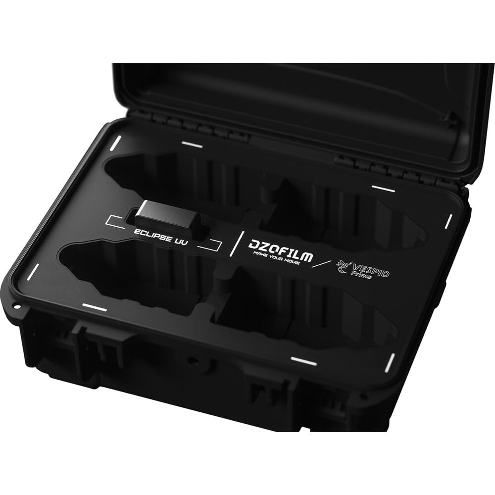 DZOFILM Estuche Duro para Vespid Prime 4 Lens Kit (35,50,125, Macro 90/25,75,100, Macro 90)