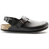 Birkenstock - Zuecos de Cuero Unisex, Color Negro, Talla 41