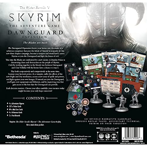 Skyrim Adventure Juego de Mesa: expansión Dawnguard - Modiphius - 1-4 Jugadores - 14+
