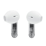 JBL Tune Flex 2, Auriculares inalámbricos Bluetooth y cancelación de Ruido. Autonomía de hasta 48 hrs, IP54 Resistentes al Agua y al Polvo, conexión multipunto, diseño ergonómico, Ghost Blanco