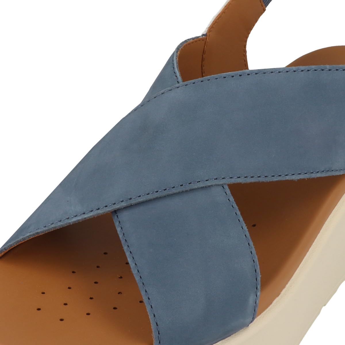 Geox D Xand 2.2s B, Sandalia de cuña, Avio, 40 EU