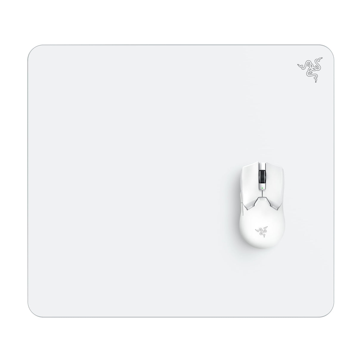 Razer Atlas Alfombrilla Gaming de Cristal Templado Blanca