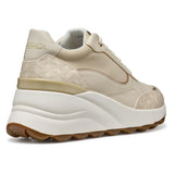 Geox D SPHERICA EC13 A, Zapatillas Mujer, Papyrus, 37 EU