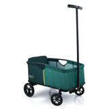 hauck Eco Light Carro Playa, Carro Transporte Playa con Asiento para 1 Niño, Carro para Niños Plegable, Carro Plegable hasta 50 kg, Verde