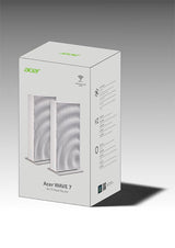Acer - Lote de 2 routers de Malla WiFi Connect W7, WiFi 7 hasta 6,4 Gbps, Sistema de Malla, MLO, soporta 6 GHz, 5 GHz, 2,4 GHz y 320 MHz, múltiples Puertos ethernet