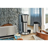 WMF Kitchenminis - Cafetera Aroma de goteo con termo, cafetera de filtro para hasta 5 tazas de café, vaso térmico 350 ml, programa antical, indicador agua, display digital, filtro extraible, 760 W