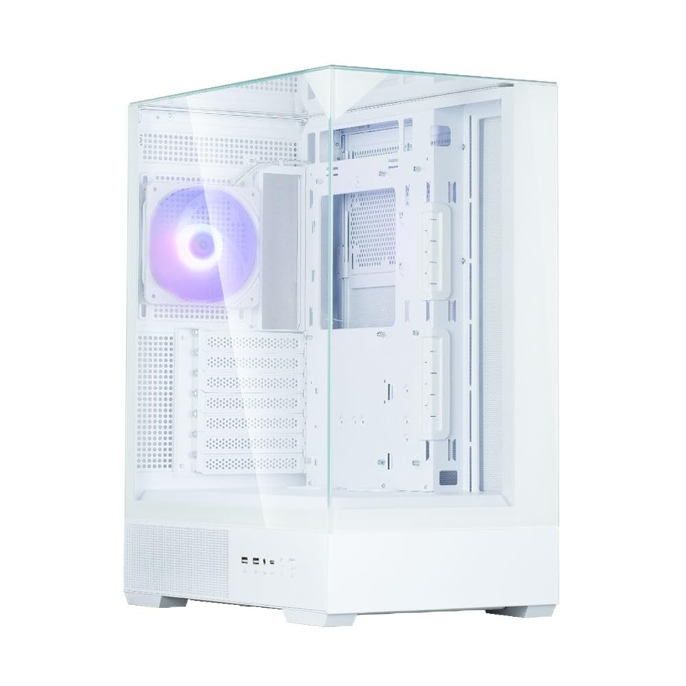 ZALMAN P40 Prism - Carcasa para Ordenador (tamaño Mediano), Color Blanco