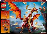 Lego Ninjago Dragón Fuente del Movimiento de Juguete, Juego Ninja de Aventuras y Lucha con 6 Minifiguras Inc. Kai y Espada Catana, Regalo de Cumpleaños para Niños y Niñas de 12 Años o Más 71822