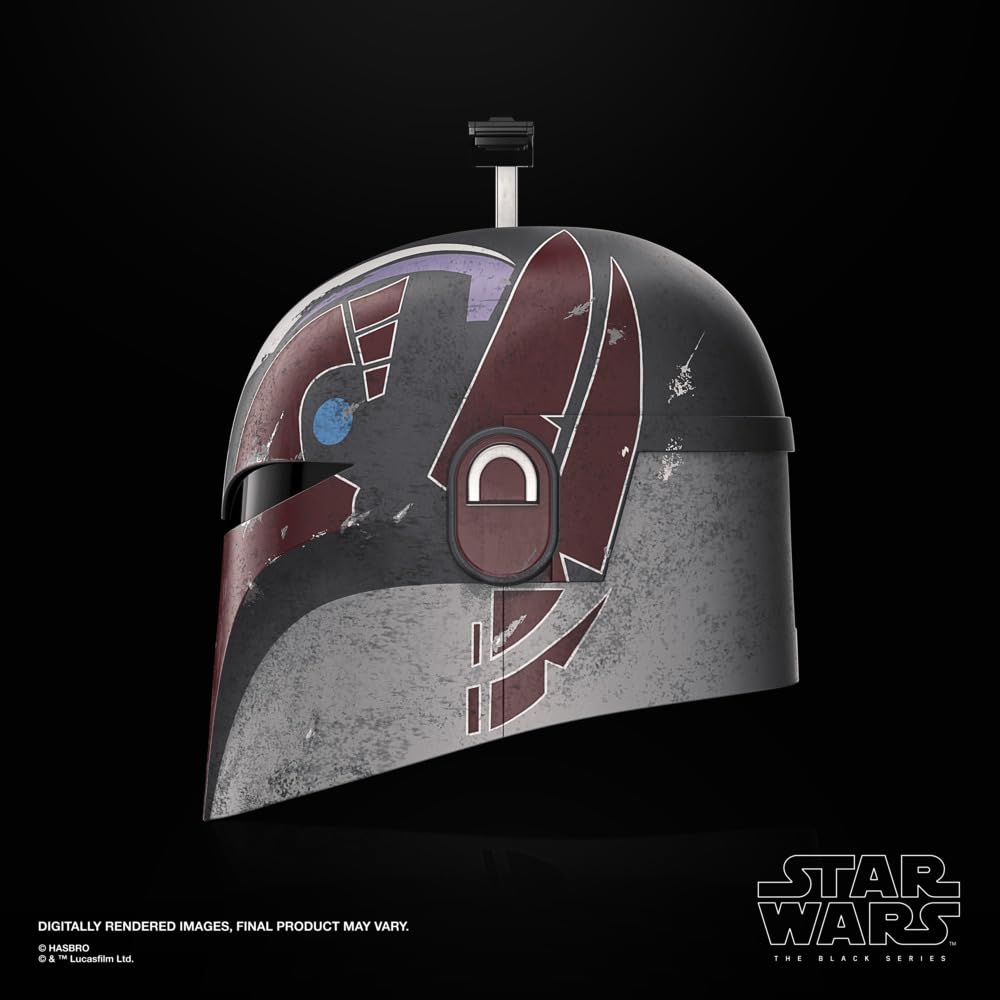 Star Wars The Black Series - Sabine Wren - Casco electrónico premium - Artículo para juego de rol de adultos