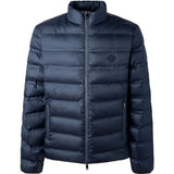 Hackett London LW Moto Chaqueta, Azul Marino, M para Hombre