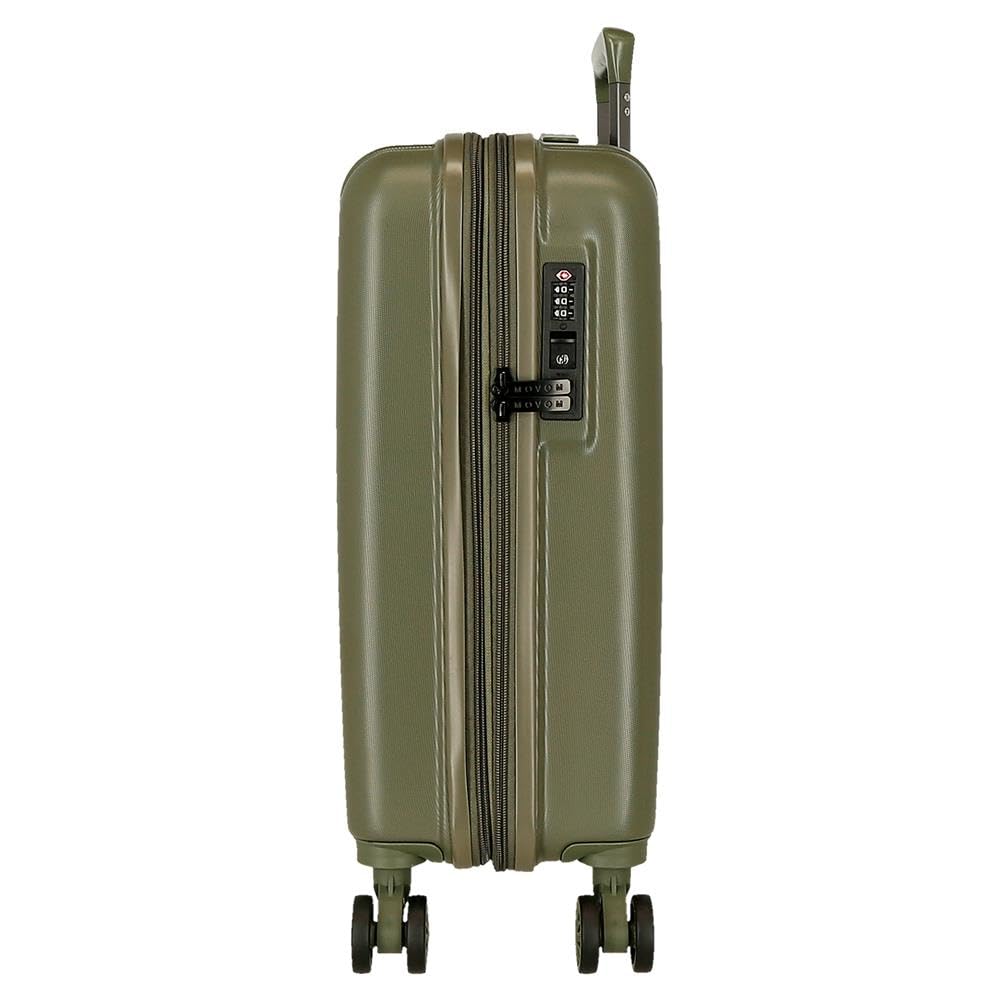 Joumma Star Wars Green Maleta de Cabina Verde 40x55x20 cms rígida 2,8 kgs Cierre TSA Integrado ABS 2,8 kgs 37L Extensible Equipaje de Mano