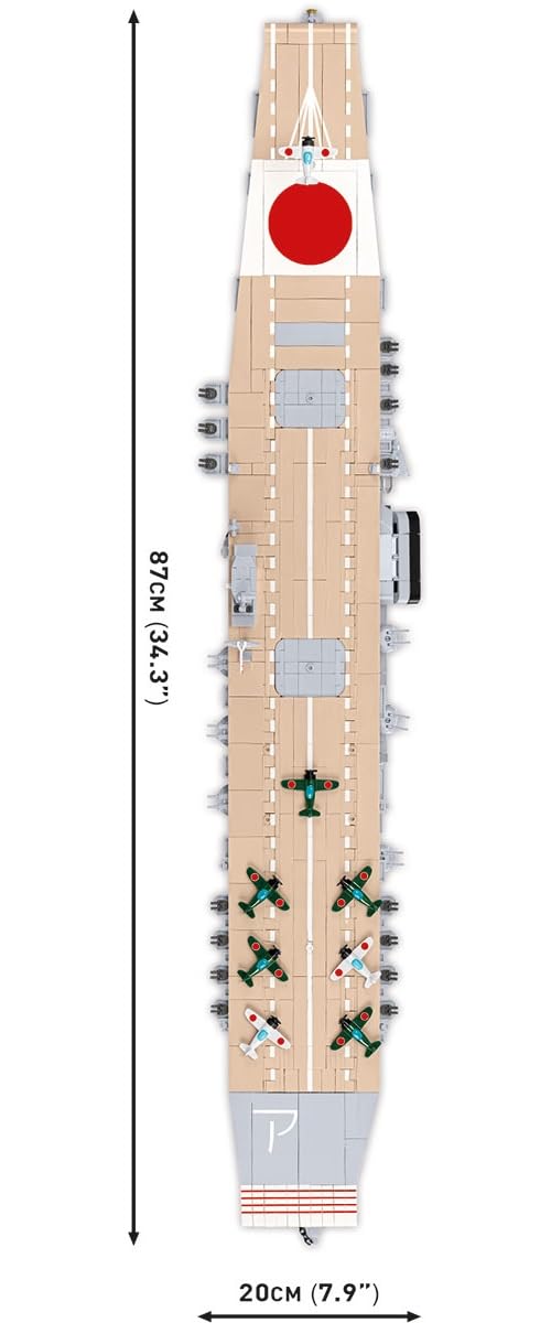 COBI Juguete de construcción Akagi Aircraft Carrier