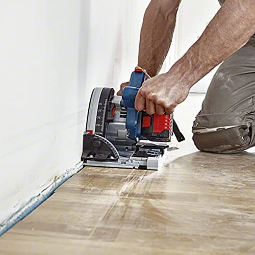 Bosch Professional BITURBO GKT 18V-52 GC - Sierra circular de inmersión a batería (Brushless, 18V, disco Ø 140 mm, Connectivity, sin batería, en L-BOXX)