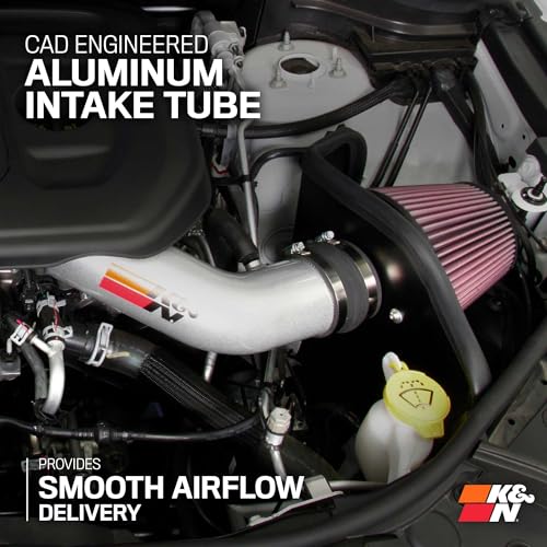K & N 77 – 1572 KS alto rendimiento aire, Rojo