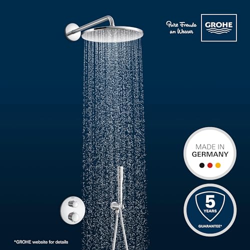 GROHE Precision 310 Sistema de ducha empotrado con caja de instalación universal Brazo de ducha horizontal 422 mm Manguera de ducha tipo jet 1500 mm Cromo 34880000