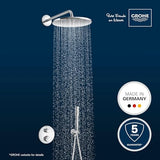 GROHE Precision 310 Sistema de ducha empotrado con caja de instalación universal Brazo de ducha horizontal 422 mm Manguera de ducha tipo jet 1500 mm Cromo 34880000