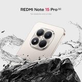 XIAOMI REDMI Note 15 Pro 5G - Smartphone de 12+512GB, Pantalla de 6,83" 1.5K AMOLED, MediaTek Dimensity 7400-Ultra, cámara de 200MP, batería de 6580 mAh, Cargador no Incluido, Titanio (Versión ES)
