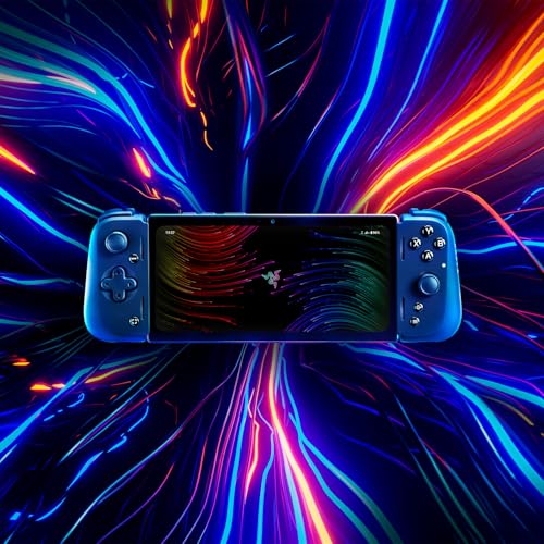 Razer Edge - Dispositivo Portátil para Juegos Android con Kishi V2 Pro (Qualcomm Snapdragon G3X Gen 1, Pantalla Aáctil AMOLED FHD+ de 6,8" y 144 Hz, Tecnología Háptica HyperSense) Negro