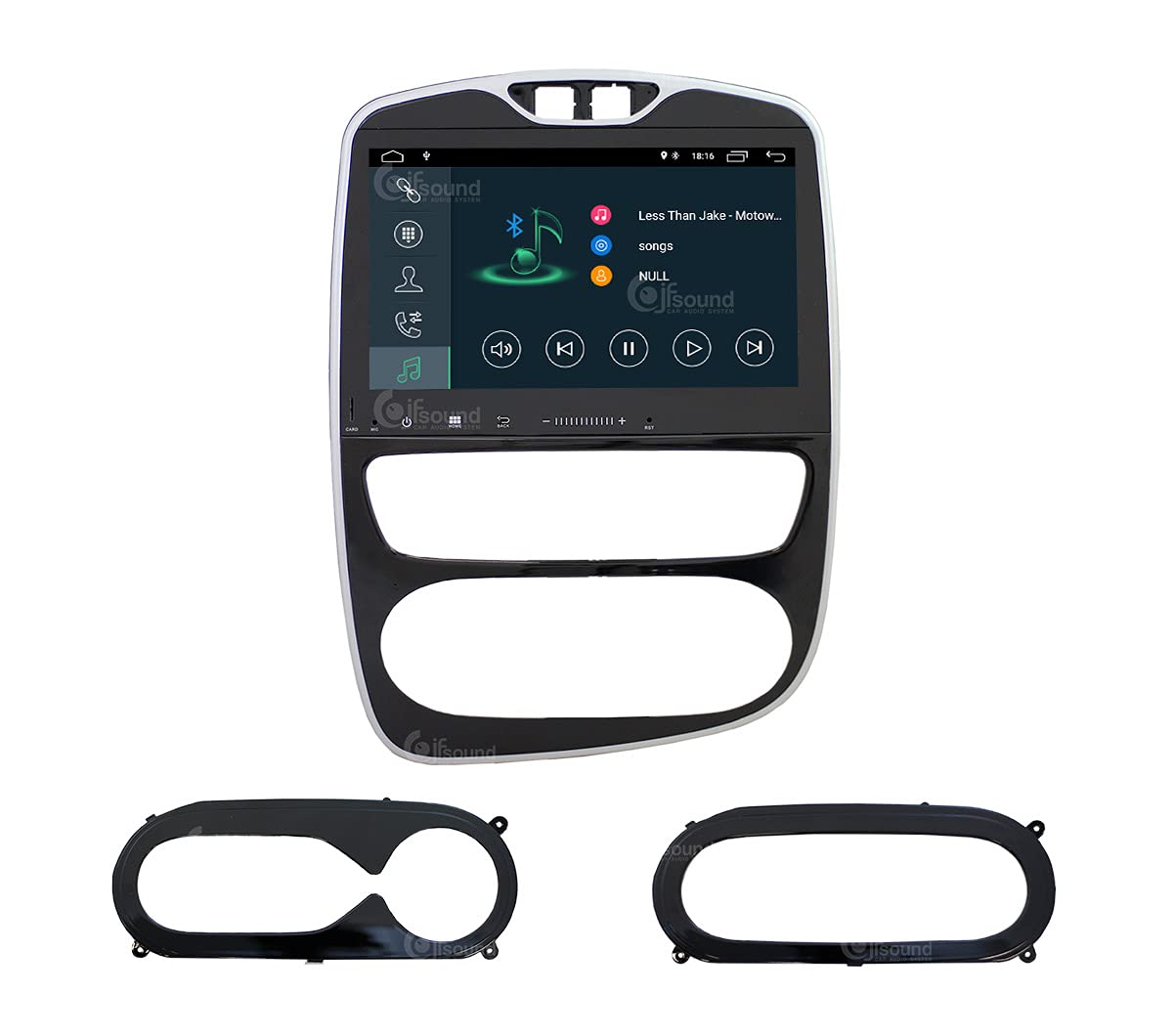 Autorradio de Ajuste Personalizado para Renault Clio Android GPS Bluetooth WiFi Dab USB Pantalla táctil Full HD 10"