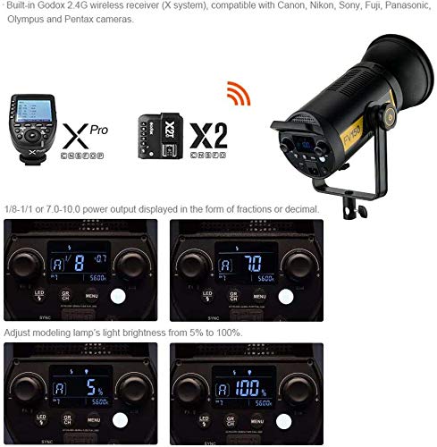 Godox FV200 HSS LED light 18000 LUX