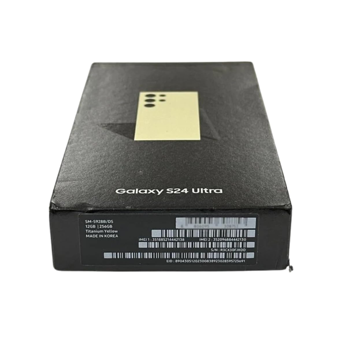 Samsung Galaxy S24 Ultra 17,3 cm (6.8"") Double SIM 5G USB Type-C 12 Go 256 Go 5000 mAh Jaune, Black