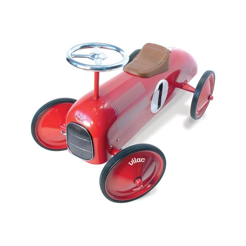 Vilac Portador de Coche Vintage Naranja-A Partir de 18 meses-1045, 1045, 75 x 40 x 35 cm
