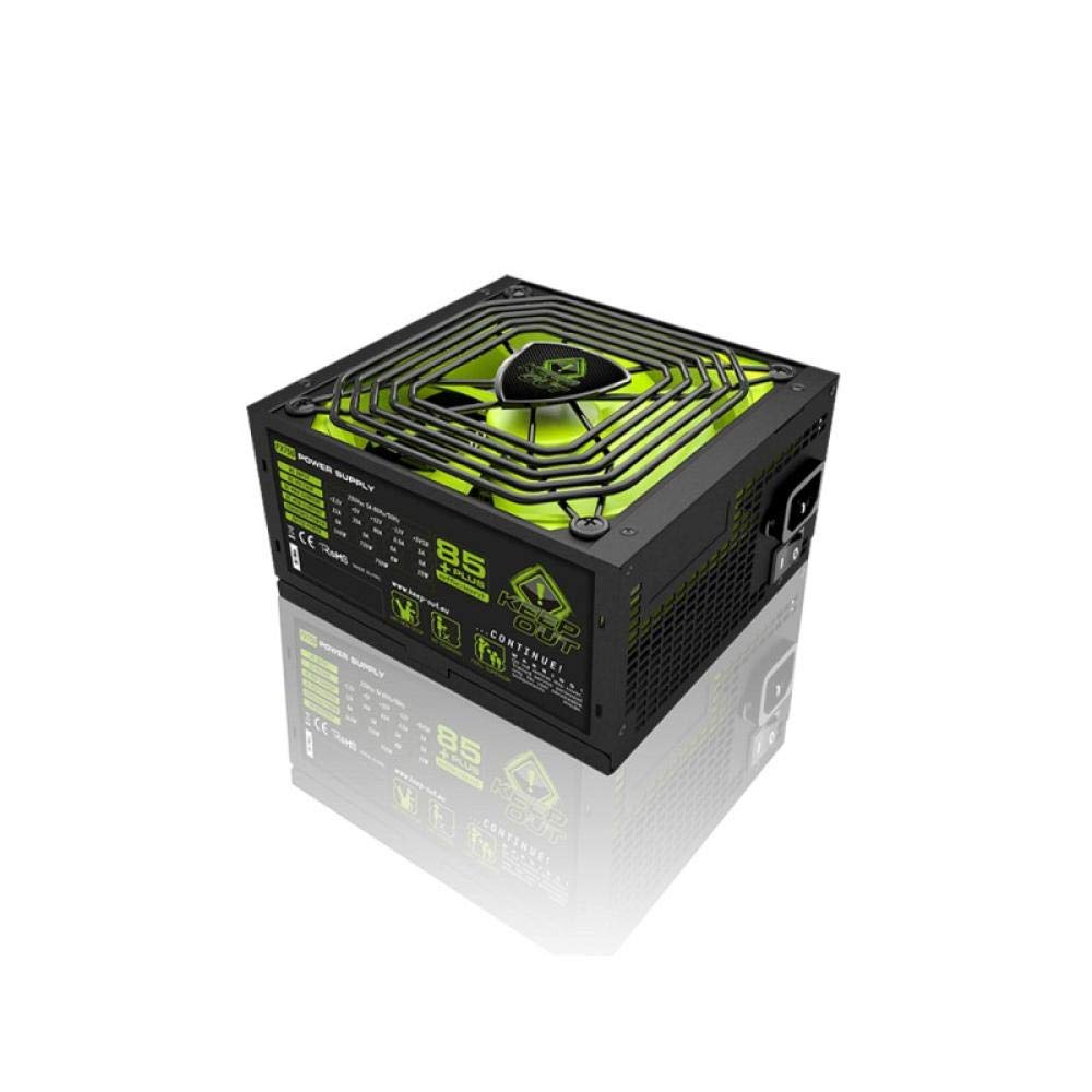 KEEP OUT Fuente DE ALIMENTACION Gaming FX800B 800W, EFICIENCIA ENERGETICA 85+, PFC Activo, Vent. 14x