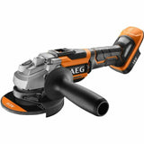 AEG - Amoladora 18V Brushless 125 mm (Sin Batería) - Motor de Alto Rendimiento - Ajuste del Cárter de Aluminio Sin Herramientas - Gran Confort y Seguridad de Trabajo - BEWS18-125BL-0