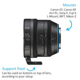 Irix Cine Irix Cine 15 mm T2.6 do L-Mount Imperial [IL-C15-L-I ]