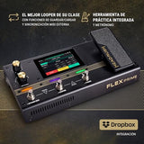 HeadRush Flex Prime - Pedal Multiefectos para Guitarra y Bajo y Procesador de Modelado de Amplis con Pantalla Táctil, Looper, WiFi, Bluetooth y USB