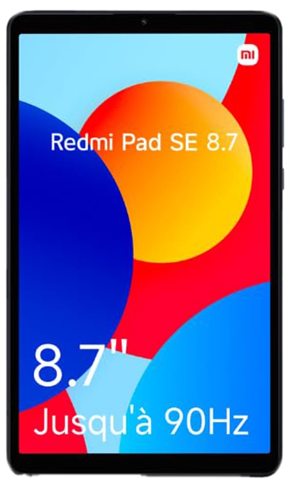Xiaomi Tablet Redmi Pad SE 8.7" - 4GB RAM, 64GB Almacenamiento, Gris con Bolsa de Fieltro incluida | Pantalla 90Hz, Batería 6650mAh, Almacenamiento Extensible hasta 2TB, MediaTek Helio G85