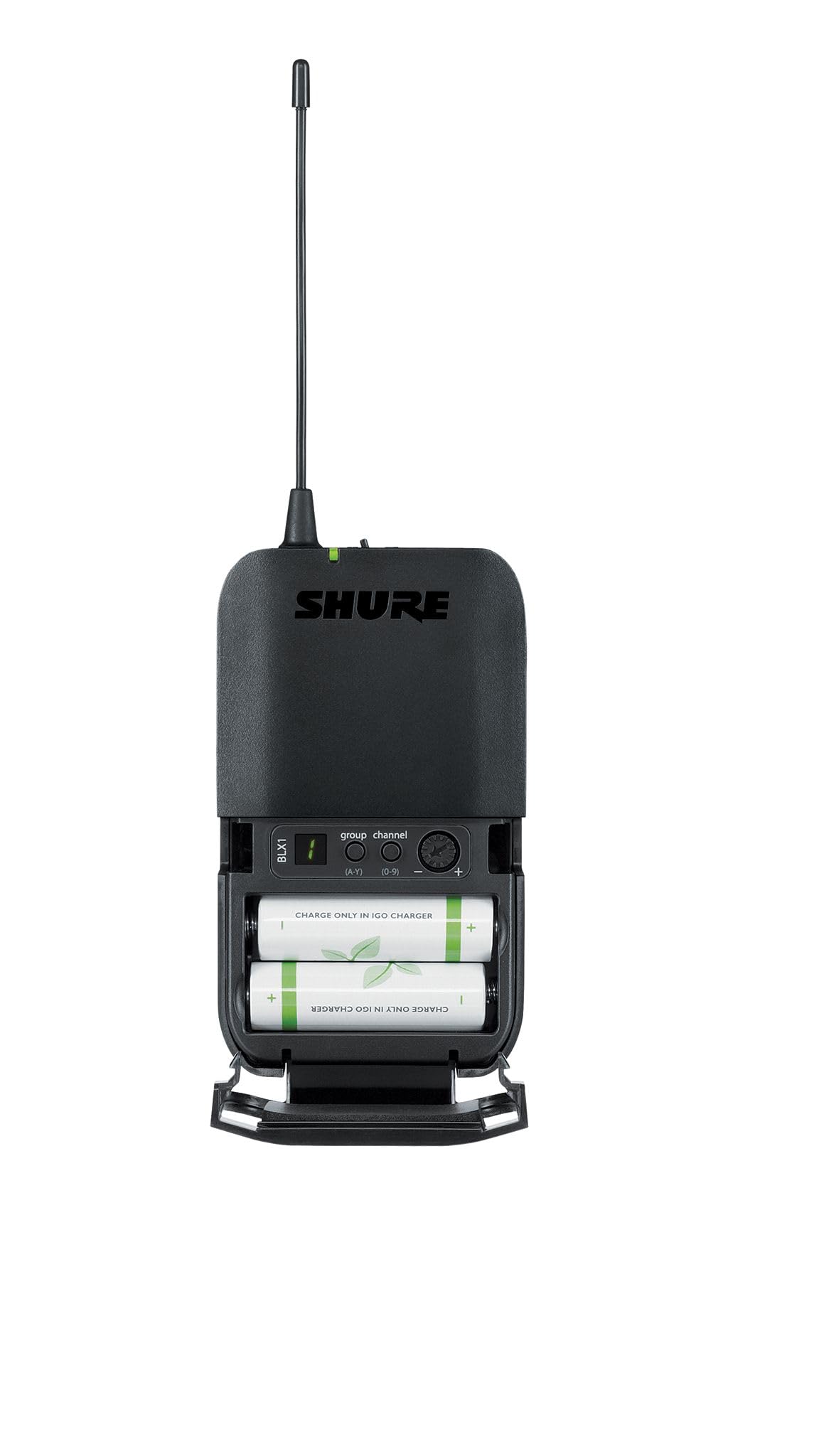 Micrófono inalámbrico Shure BLX188/W85 UHF - Adecuado para oradores y artistas - Batería dura 14 horas, alcance de 100m - Incluye (2) micrófonos de solapa y receptor de doble canal - Banda T11