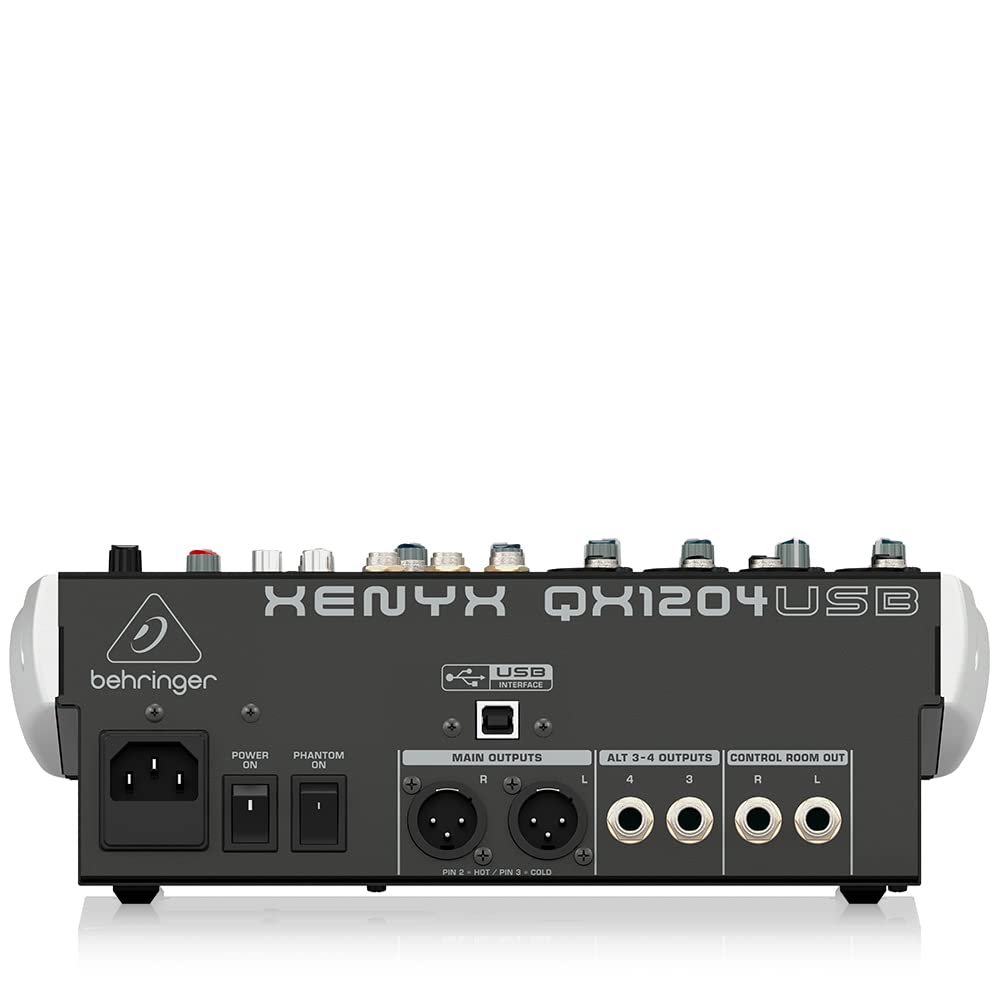 Behringer XENYX QX1204USB DJ - Mezclador para DJ