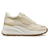 Geox D SPHERICA EC13 A, Zapatillas Mujer, Papyrus, 37 EU