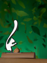Alessi AB13 Scoiattolo - Cascanueces de Design, en Acero Inoxidable 18/10 y Madera