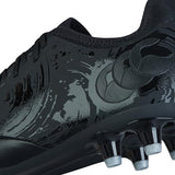 Canterbury Phoenix Genesis Pro, Botas Unisex Adulto, Negro/Metálico Plateado, 40 EU