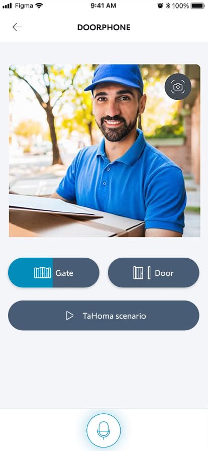 somfy 1871229 - Videoportero V350 Connect | Intercomunicador conectado | Pantalla de 7 pulgadas | Visión nocturna | Gestión remota de visitas a través de la app Protect | Controla hasta 5 equipos