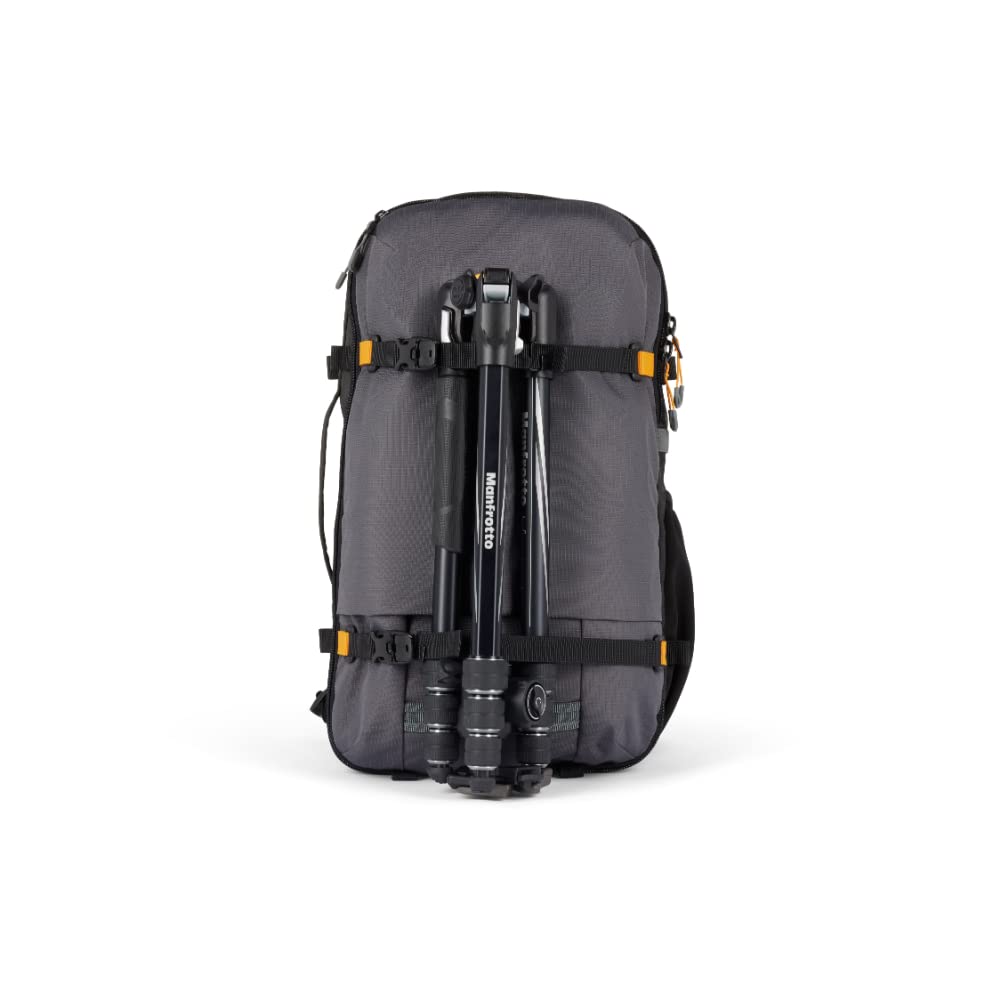 Lowepro Trekker Lite BP 250, Mochila para Cámara, con Inserto Extraíble, con Sistema de Correas para Accesorios, Negro, para Cámara Sin Espejo, Compatible con Sony Alpha 7, Gris