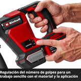 Einhell Professional Martillo de demolición con batería TP-DH 18/4 Li BL-Solo Power X-Change (18 V, brushless, 4,0 J, SDS-plus, marcha continua, cincel puntiagudo y plano + maletín, sin batería)