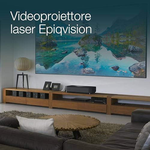 Epson EH-LS800B 4K Pro-UHD 4.000 lúmenes Android TV Proyector láser de Corto Alcance Negro