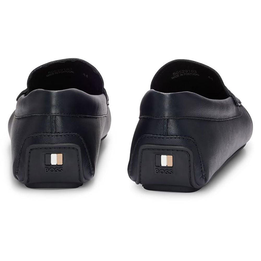 BOSS Noel_MOCC_prlt, Mocasín Hombre, Dark Blue, 40 EU