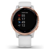 Garmin Vívoactive 4S Reloj Inteligente con GPS y Funciones de Control de la Salud Durante Todo el Día, Adultos Unisex, Rosa/Blanco, 40mm