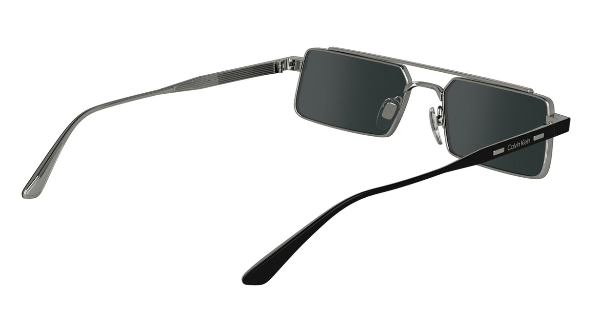 Calvin Klein Unisex Adult Sunglasses CK24111S - Matte Black with Solid Grey Lens