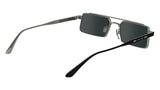 Calvin Klein Unisex Adult Sunglasses CK24111S - Matte Black with Solid Grey Lens