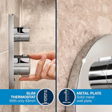 GROHE Precision 310 Sistema de ducha empotrado con caja de instalación universal Brazo de ducha horizontal 422 mm Manguera de ducha tipo jet 1500 mm Cromo 34880000