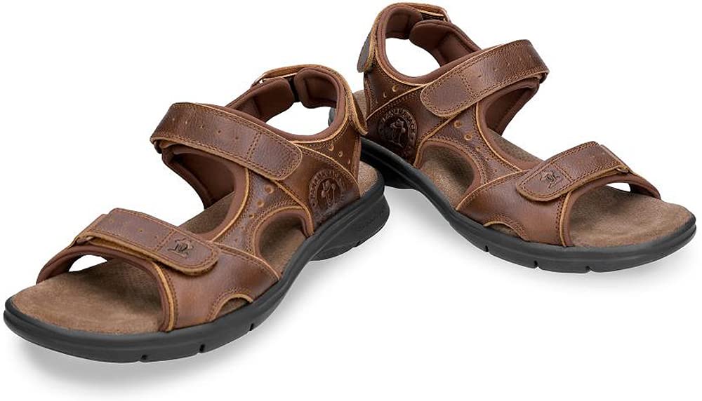Panama Jack Salton Basics, Sandalias con Punta Abierta Hombre, Marrón (Cuero C4), 43 EU