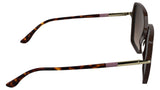Lacoste Women's Sunglasses L6079S - Burgundy with Gradient Brown Lens