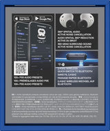 Steelseries Arctis GameBuds™ para Playstation - Auriculares inalámbricos para Juegos - 2,4 GHz + BT5.3 - Modo ANC/Transparencia - Resistencia al Agua IP55-40 Horas de autonomía -Carga inalámbrica
