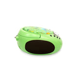 WE Reproductor - Radio CD - USB WeKids: FM, Reproductor de CD/CD-R/CD-RW/MP3, RMS2*2W, Entrada Aux y micrófono, Modelo Dinosaurio