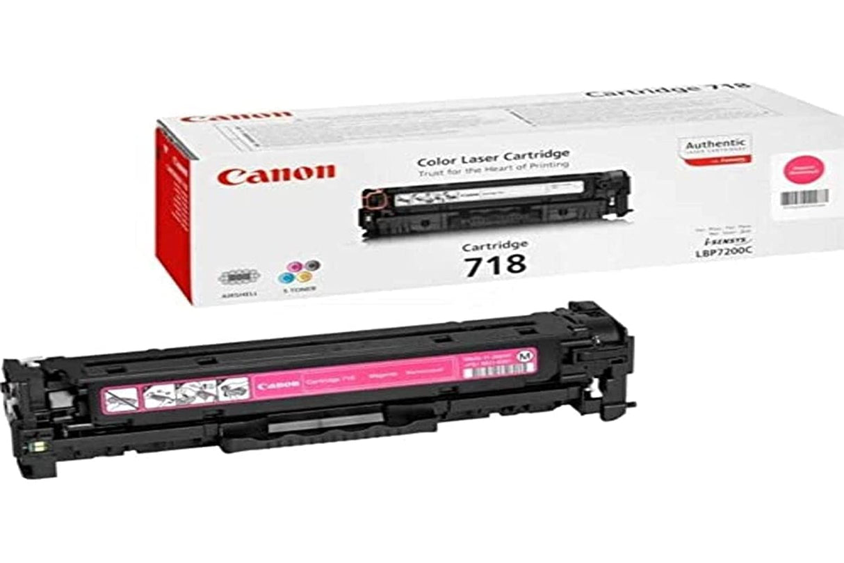 Canon 718 M Cartucho de toner original Magenta para Impresora Laser Isensys